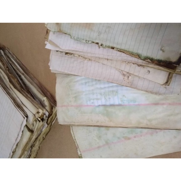 25 Coffee Dyed Notebook Papers, Hand Dyed Papers, Junk Journal Supply - Picture 1 of 3